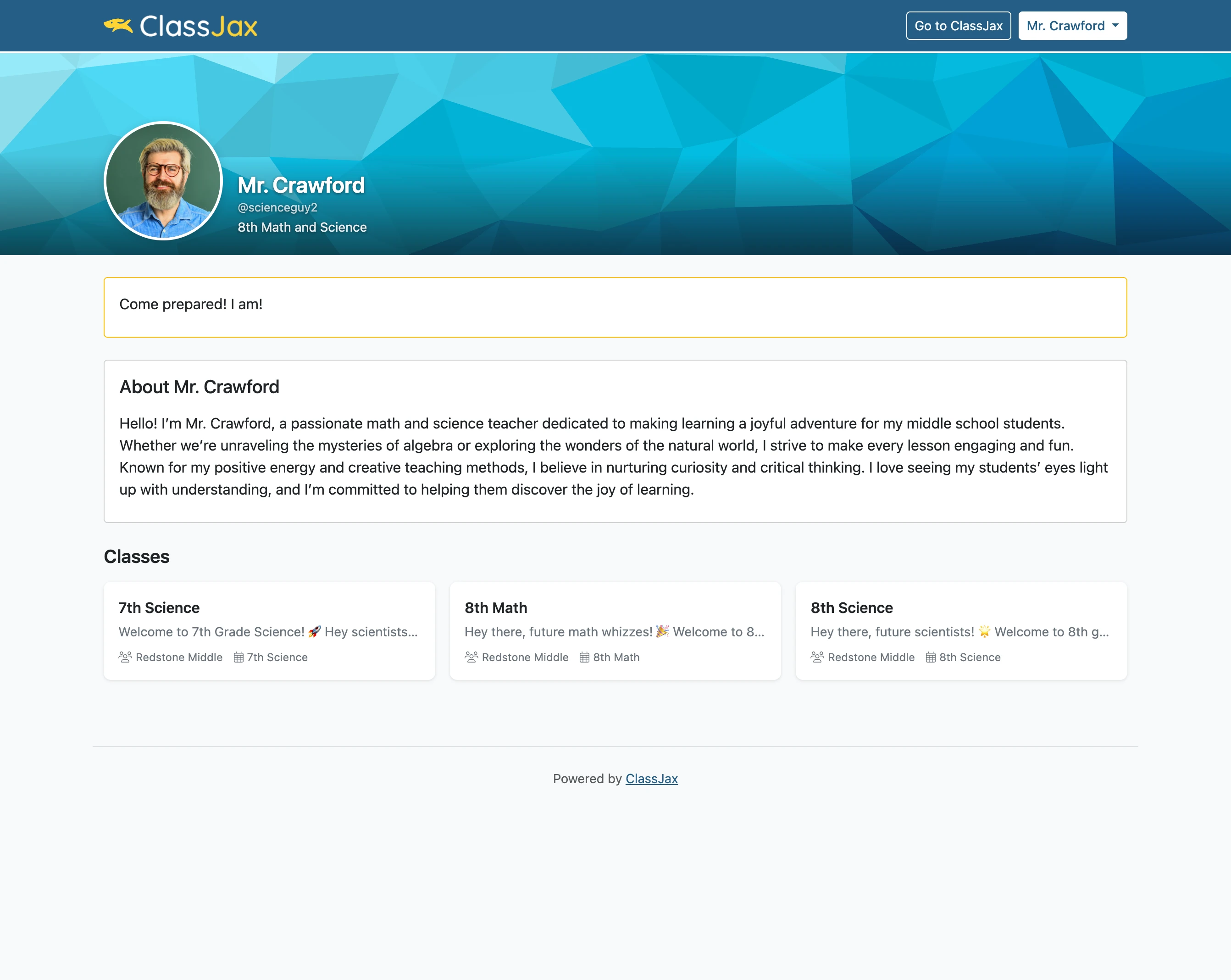 Share a Classroom