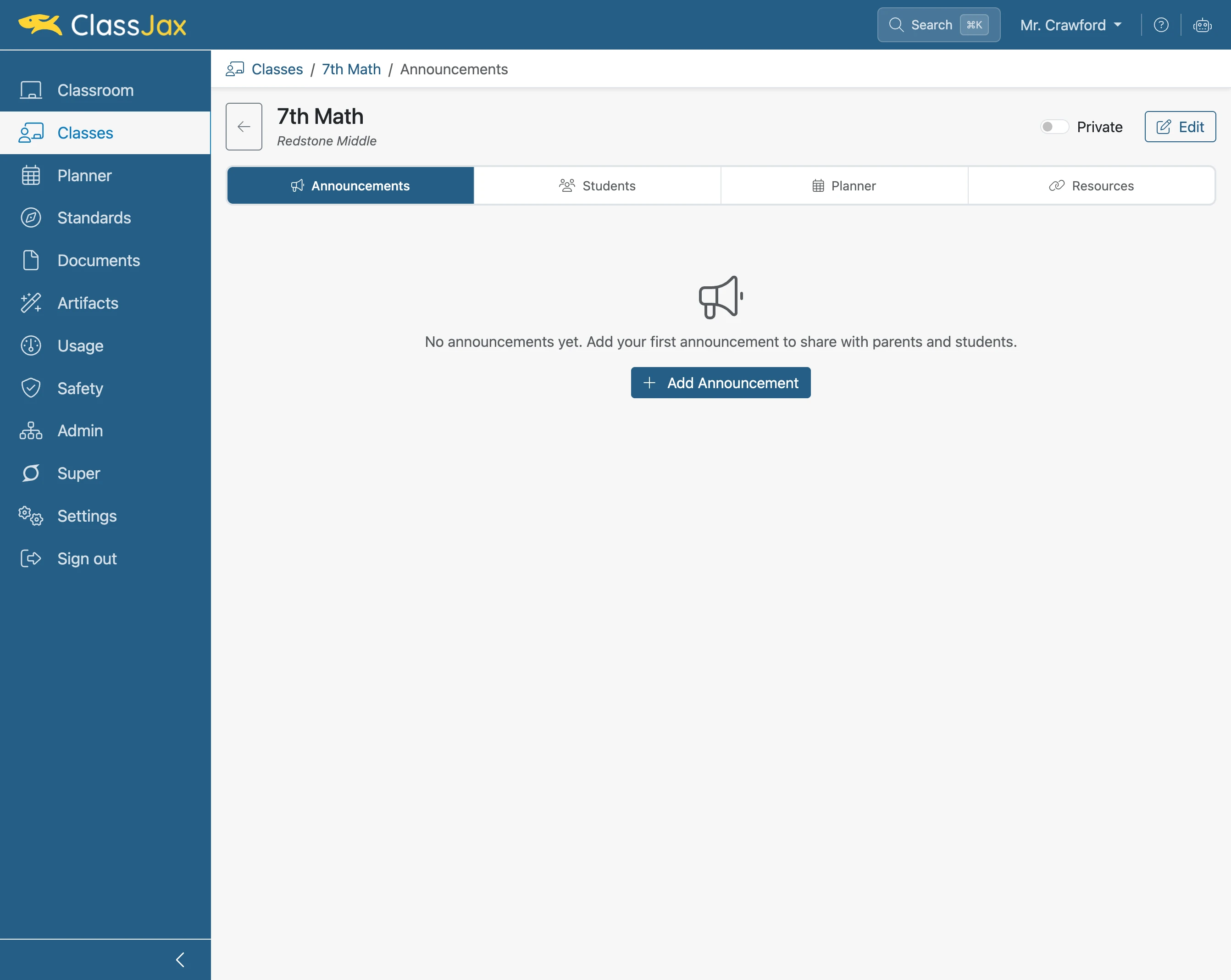 Create My Classes