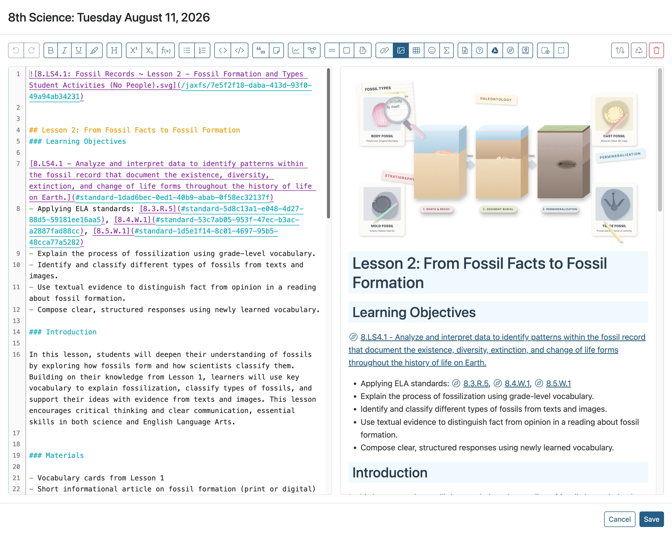Click location to paste the text