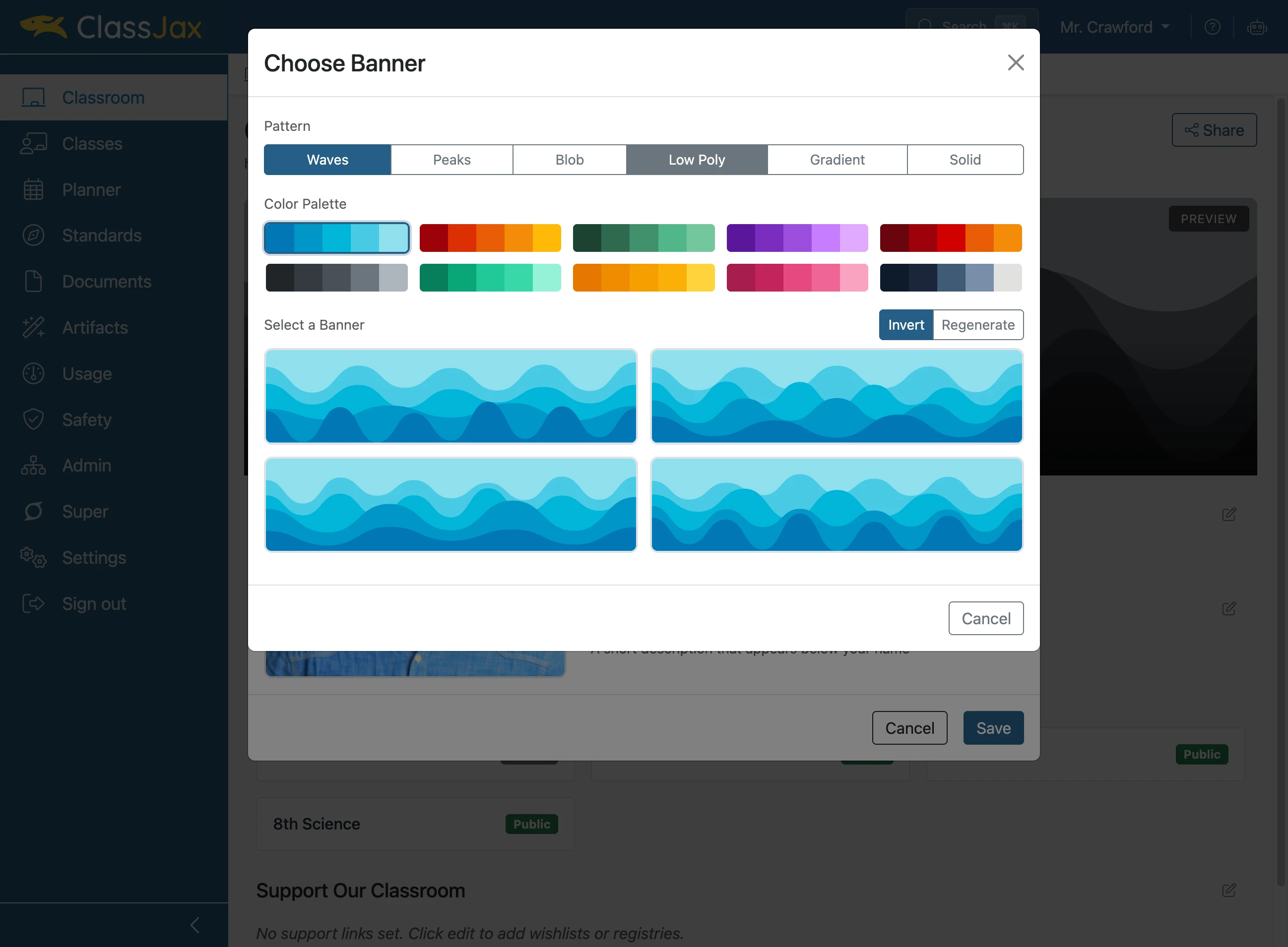 Choose your favorite banner style