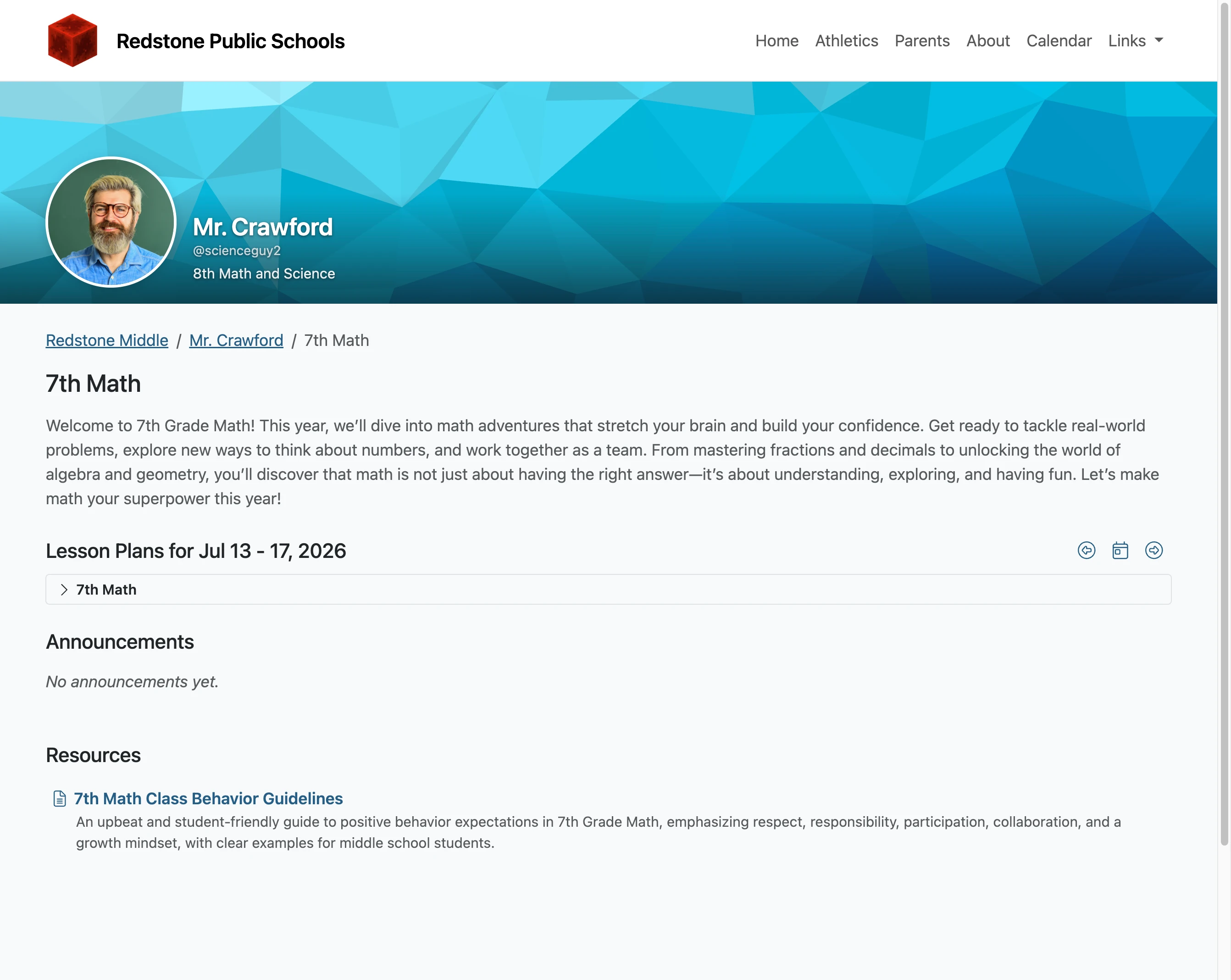 Add Resources to a Class.