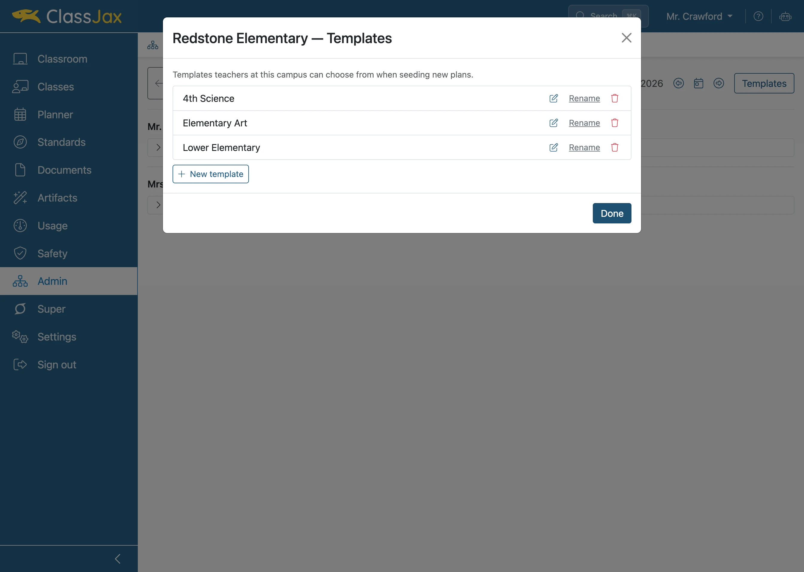 Create a Campus Template